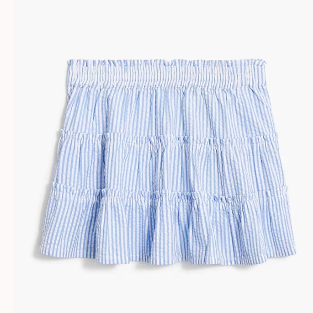 Crewcuts Seersucker Skirt 12 girls